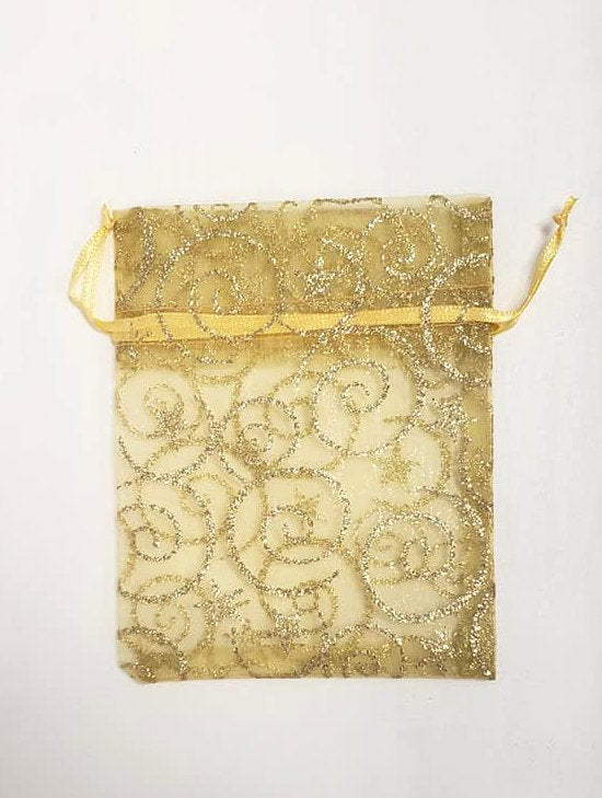 Glitter Gold Favor Bag