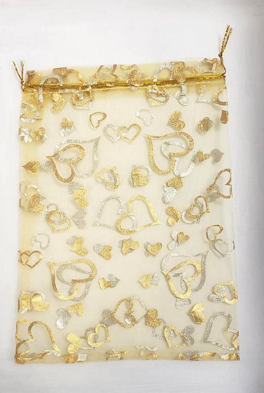 Gold Favor Bag