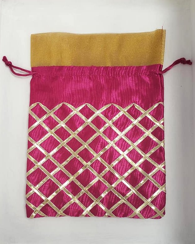 Pink Favor Bag